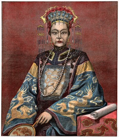 Emperatriz viuda Cixi de . .