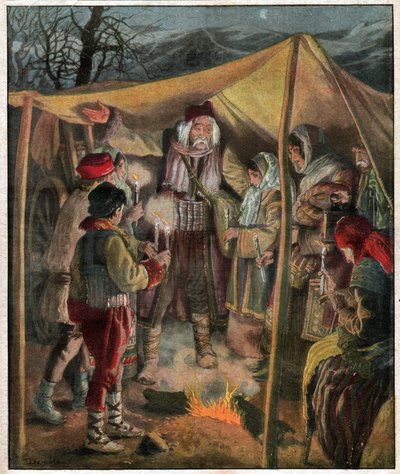 Éxodo de poblaciones serbias de Ferdinand Georg Waldmuller
