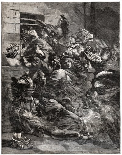Incendio en el Bazar de la Caridad de . .
