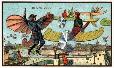 Policía volador, c.1910 de . .