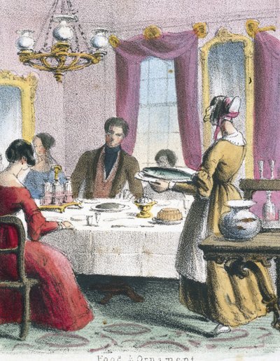 Comida y ornamento, c. 1845 de Frederick (attr. to) Barnard