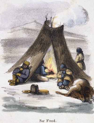 Para comida, c. 1845 de Frederick (attr. to) Barnard