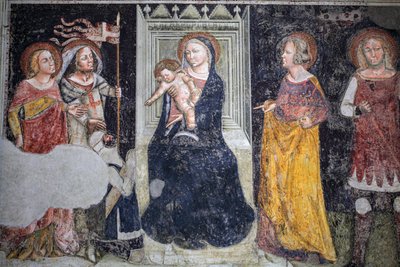 Fresco de la capilla Giusti en la iglesia de Sant