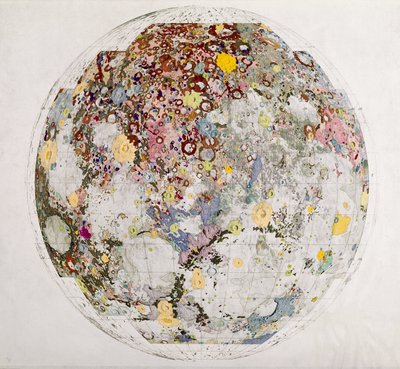 Mapa geológico de la luna de Frederick (attr. to) Barnard