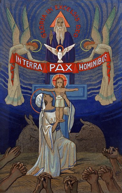 Gloria In Excelsis Deo. circa 1930 (ilustración) de . .