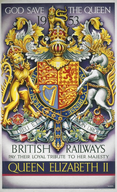 Dios salve a la Reina, cartel de BR de Ferdinand Georg Waldmuller