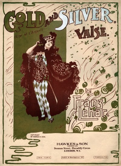 Oro y plata, vals de Franz Lehar, circa 1904 de . .