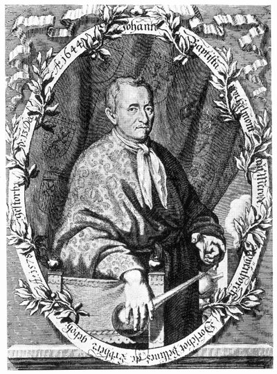 Joannes Baptiste van Helmont, químico y médico belga, c 1630s de Ferdinand Georg Waldmuller