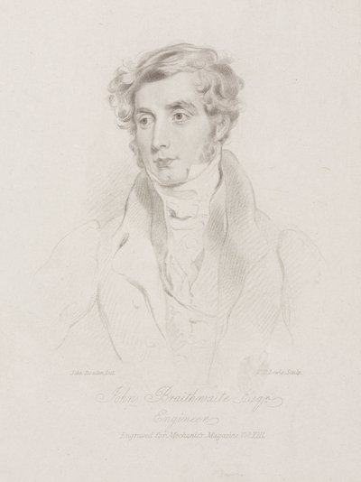John Braithwaite, ingeniero británico, c 1830 de Frederick (attr. to) Barnard