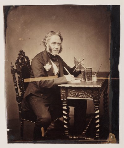 John Obadiah Westwood, entomólogo y paleógrafo inglés, c 1850 de Ferdinand Georg Waldmuller