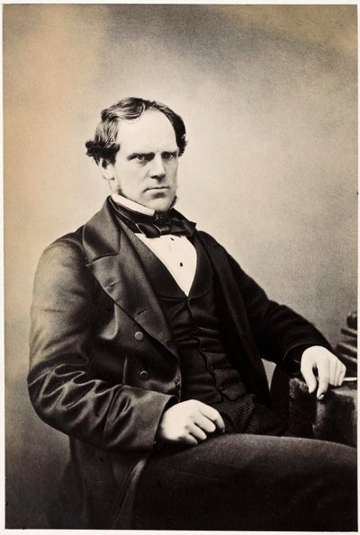 John Ramsbottom, ingeniero ferroviario inglés, c. 1850 de Frederick (attr. to) Barnard