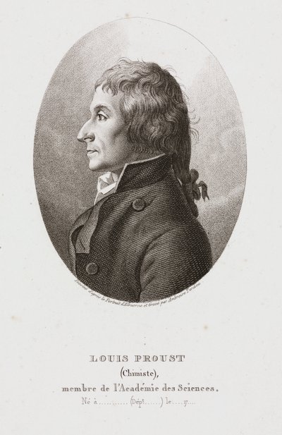 Joseph Louis Proust, químico francés, c 1795 de Frederick (attr. to) Barnard