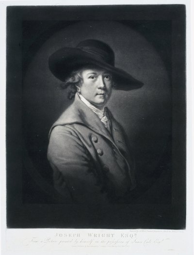 Joseph Wright, pintor inglés, finales del siglo XVIII de Frederick (attr. to) Barnard