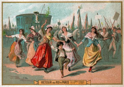 Marcha de las mujeres sobre Versalles de Ferdinand Georg Waldmuller