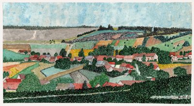 Paisaje en el campo francés, ca 1950 de . .