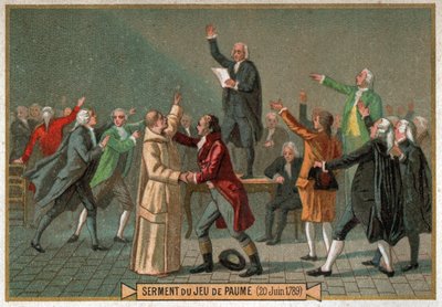El juramento del Juego de Pelota de Ferdinand Georg Waldmuller
