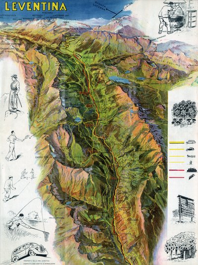 Valle Leventine, ca 1930-1940 de . .