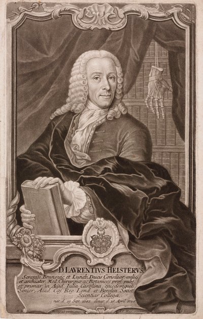 Lorenz Heister, cirujano alemán de Henry Charles Fehr