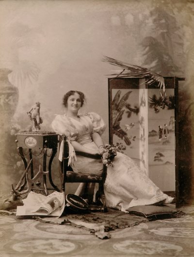 Actriz de teatro lírico - Actriz de teatro de Henry Charles Fehr