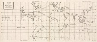 Mapa magnético de la Tierra de Frederick (attr. to) Barnard