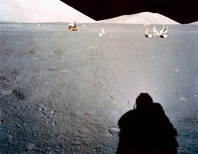 Vuelo espacial tripulado, EE.UU., Apollo 17 base lunar Apollo 17 en Taurus Littrow de Ferdinand Georg Waldmuller