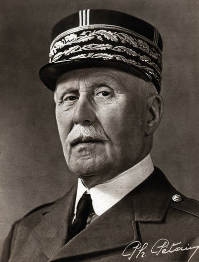 Mariscal Philippe Pétain de Ferdinand Georg Waldmuller