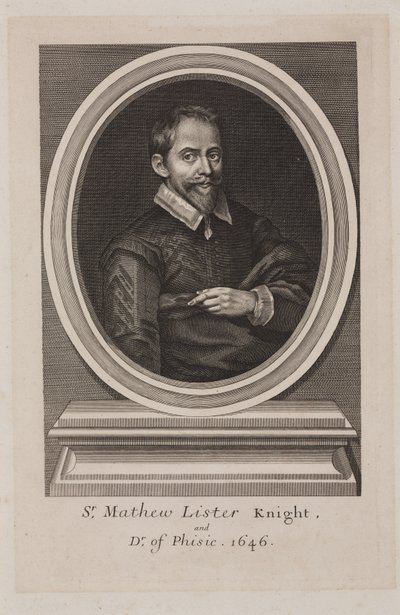 Matthew Lister, médico inglés de Frederick (attr. to) Barnard