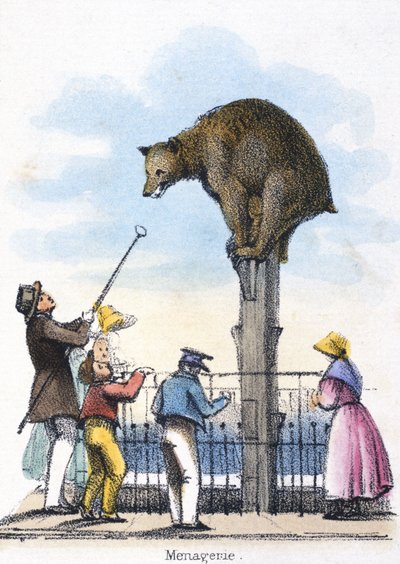 Menagerie, c. 1845 de Frederick (attr. to) Barnard