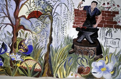 Murales, Bordano, Friuli Venezia-Giulia, Italia de Henry Charles Fehr