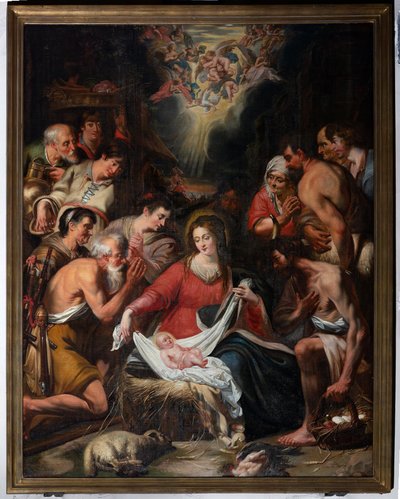 Iglesia parroquial (Decanale kerk van Onze-Lieve-Vrouw). Interior. Pintura de . .