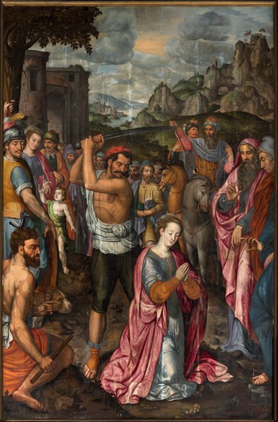 Iglesia parroquial (Parochiekerk Sint-Walburga). Tríptico. de . .