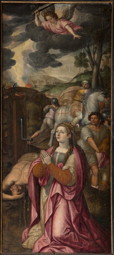 Iglesia parroquial (Parochiekerk Sint-Walburga). Tríptico. de . .