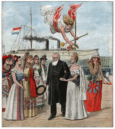 Paul Kruger en Europa de . .