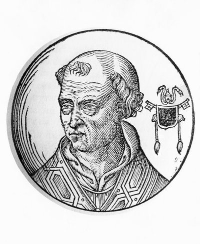 Retrato de Benedicto III (fallecido en 858) de William Walcutt