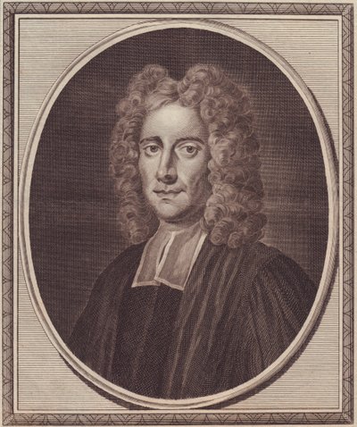 Retrato del filósofo inglés Samuel Clarke (1675-1729) de William Walcutt