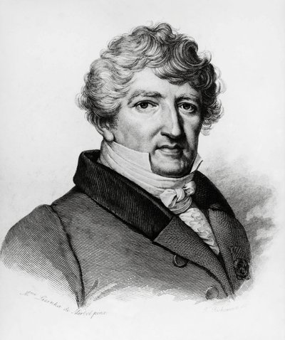 Retrato de Georges Leopold Chretien Frederic Dagobert Cuvier (1769-1832), biólogo francés de William Walcutt