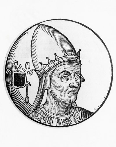 Retrato de Gregorio VII (Ildebrando Aldobrandeschi di Soana, circa 1010-1085) de William Walcutt
