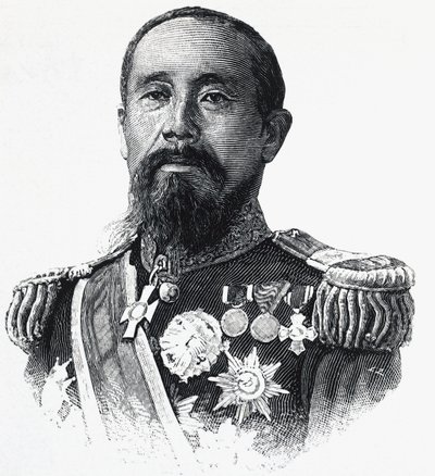 Retrato de Ito Hirobumi (1841-1909), político japonés de William Walcutt