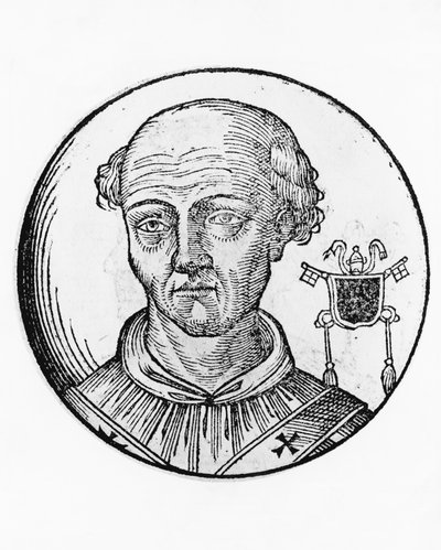 Retrato de Juan XII (Octaviano de Tusculum, circa 937-964) de William Walcutt