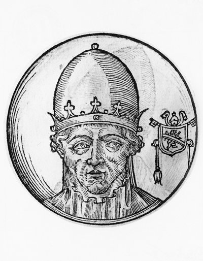 Retrato de San Celestino V (Pietro Angelerio) de William Walcutt
