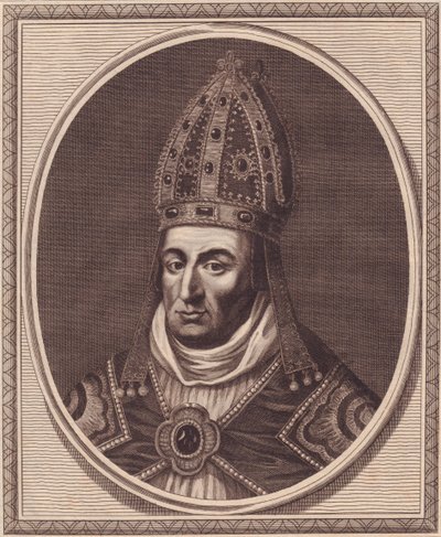 Retrato de William Waynflete (1398-1486), Obispo de Winchester de William Walcutt