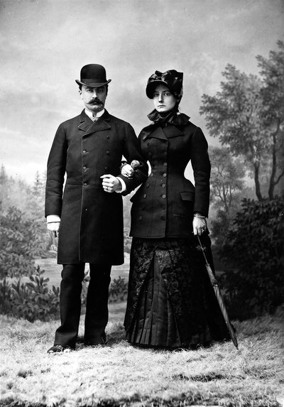 Retrato de una pareja de Henry Charles Fehr