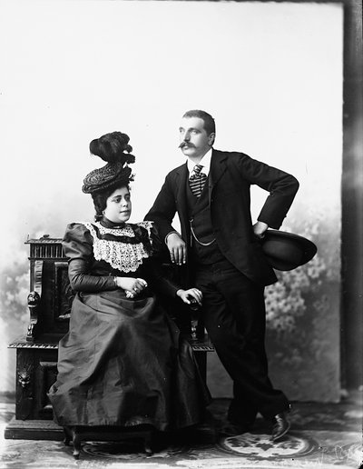 Retrato del matrimonio Boletto de Henry Charles Fehr