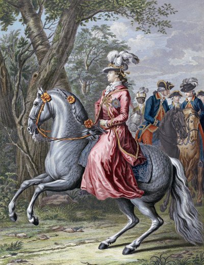 Princesa Guillermina de Prusia, Princesa de Orange. Retrato. de . .
