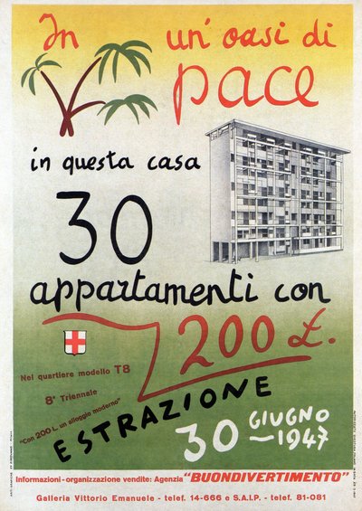 Oasis de Paz - Reconstrucción de Milán 1947 de . .