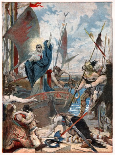 Santa Genoveva durante el asedio de París de . .