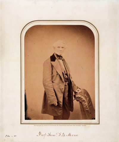 Samuel F B Morse, artista estadounidense e inventor del código Morse, c 1870 de Frederick (attr. to) Barnard