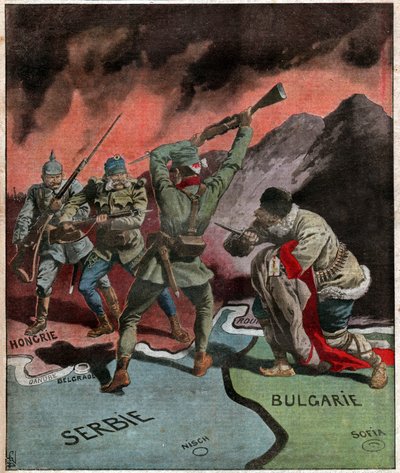 Serbia durante la Primera Guerra Mundial de Ferdinand Georg Waldmuller