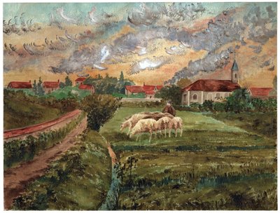 Rebaño de ovejas, ca 1910 de . .