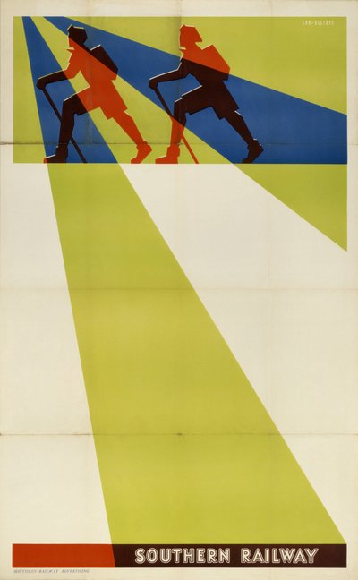 Cartel de stock de Southern Railway de Frederick (attr. to) Barnard